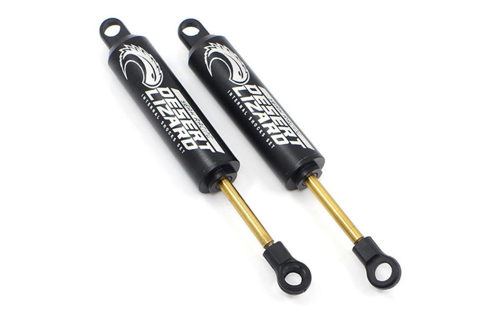 Yeah Racing Amortisseur Desert Lizard Two Stage noir, 90 mm