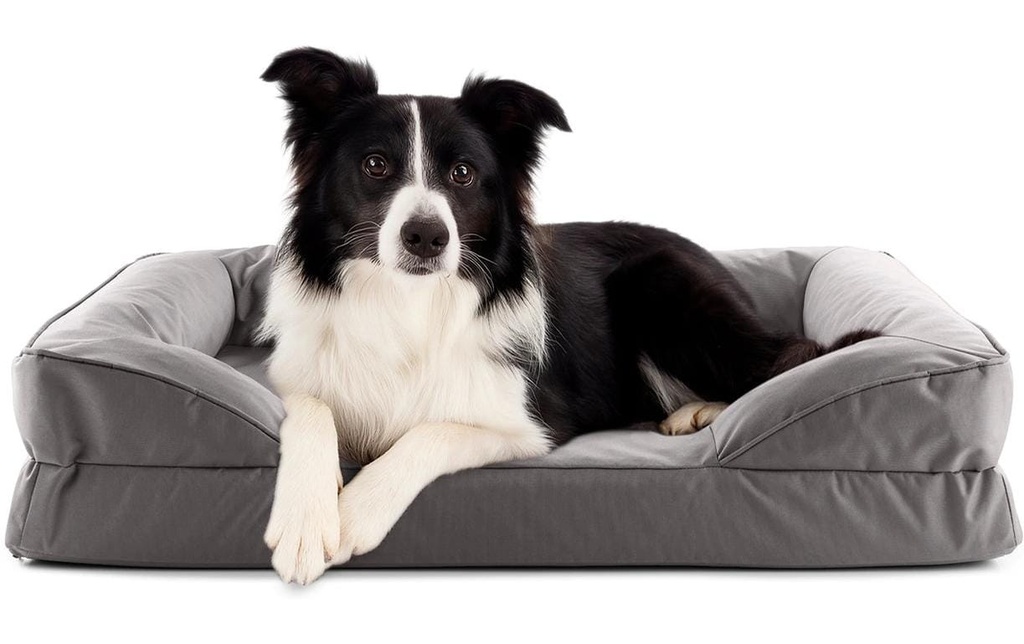 Lumaland Lit pour chien In-& Outdoor M Gris