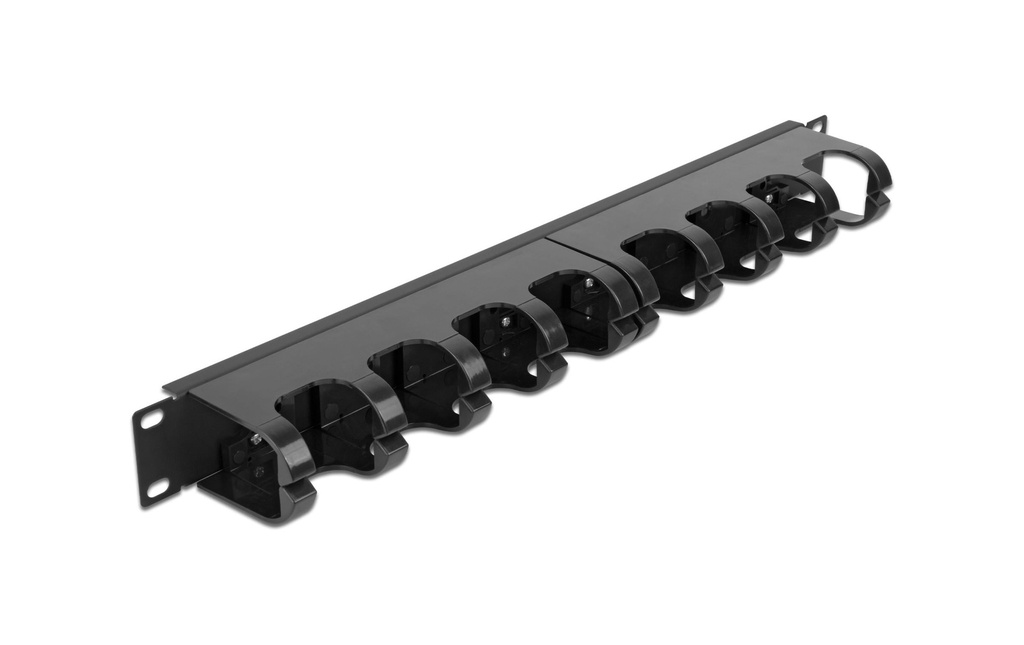 Delock Panneau de câblage 1U , Noir