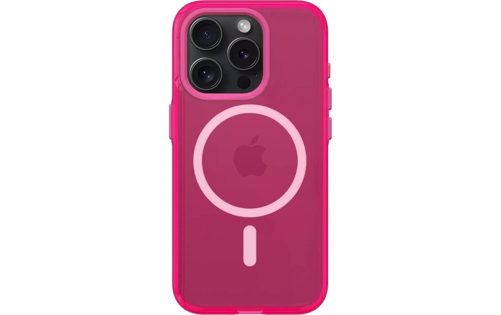 Rhinoshield Coque arrière JellyTint MagSafe iPhone 15 Pro Fancy Pink