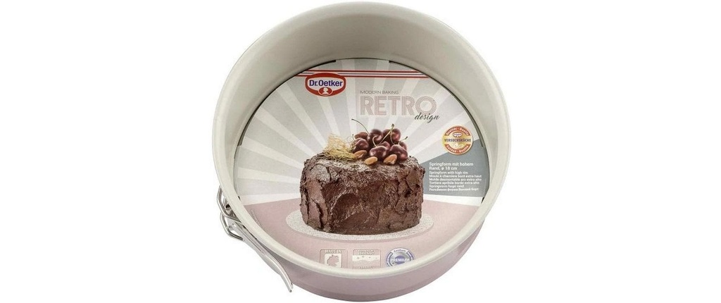 Dr.Oetker Moule à charnière Retro 18 cm
