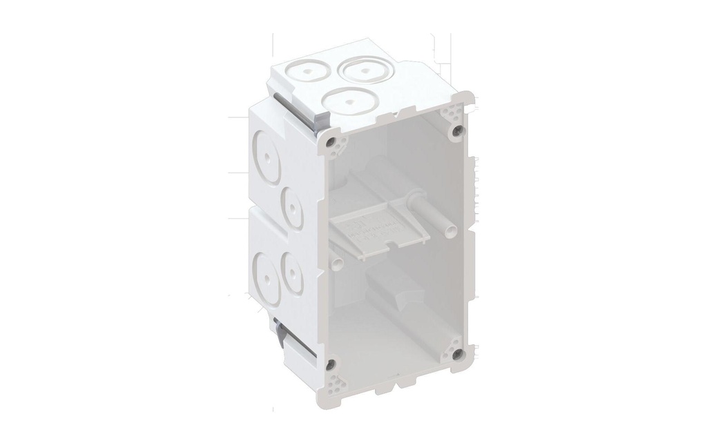 AGRO Boîte d’encastrement UP 2x1 avec essai au fil incandescent 850°C