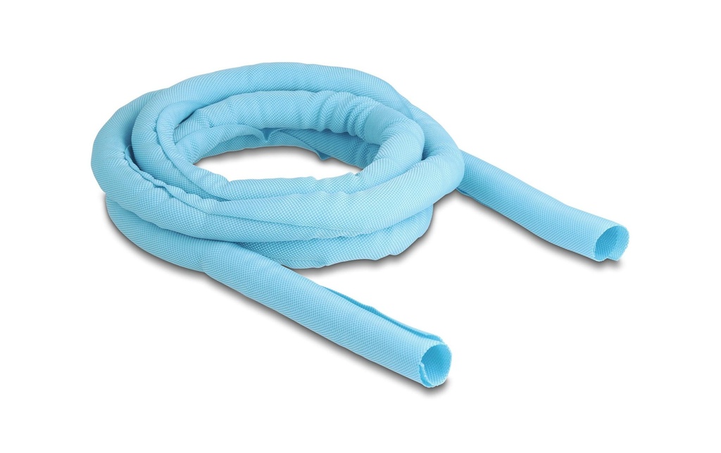 Delock Gaine de câble auto-fermant 2 m x 19 mm Bleu
