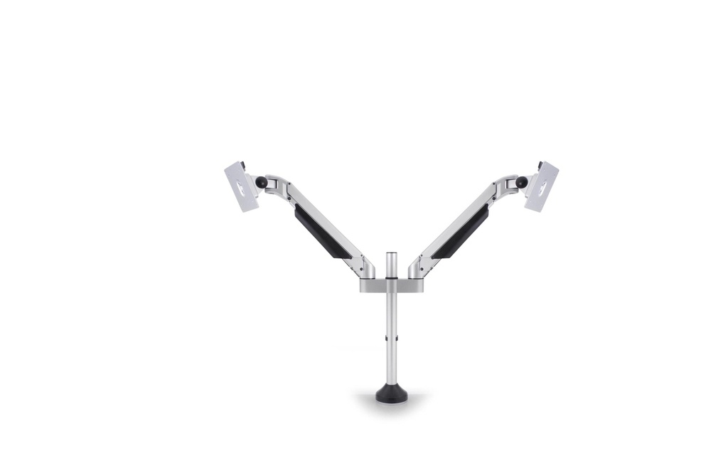 Multibrackets Supports de table Gas Lift Arm Dual jusqu'à 10 kg