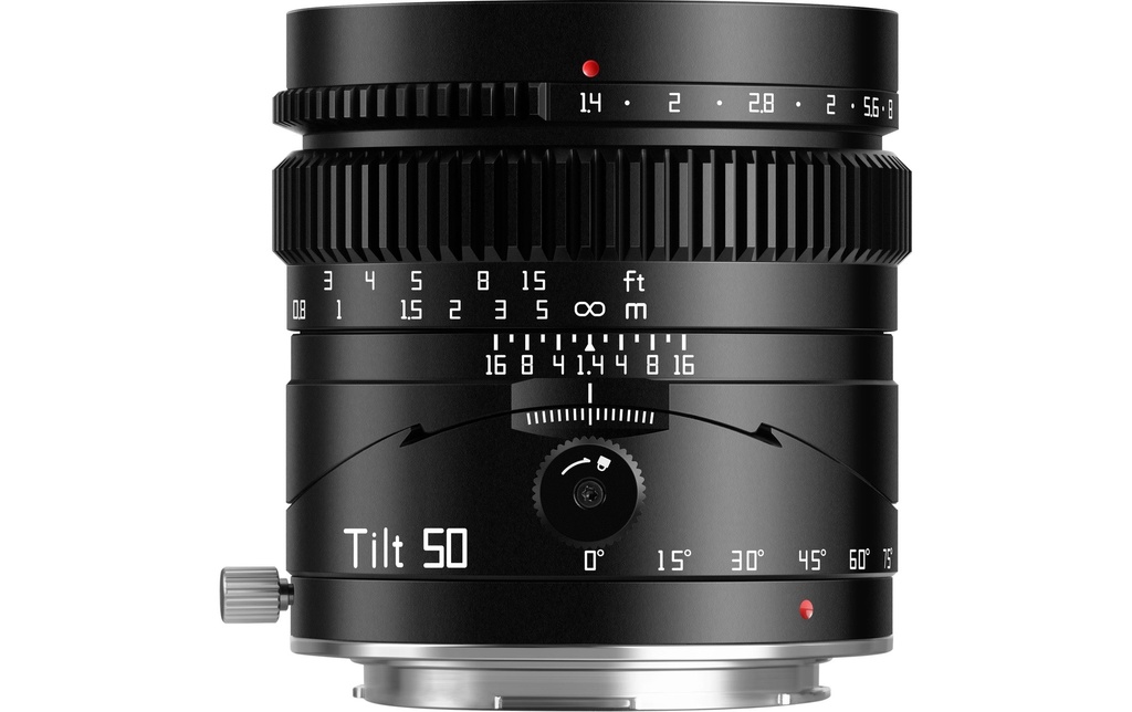 TTArtisan Longueur focale fixe Tilt 50mm F/1.4 – L-Mount