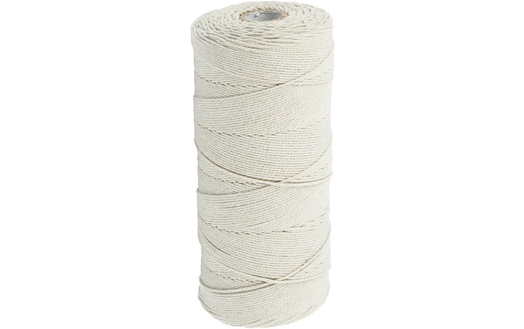 Creativ Company Cordon en coton 315 m, blanc