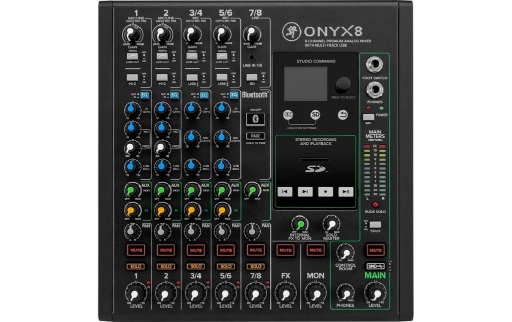 Mackie Table de mixage ONYX8 8 canaux
