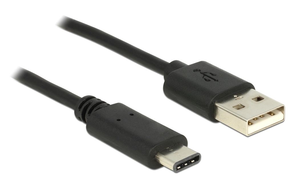 Delock Câble USB 2.0  USB-A - USB-C 0.5 m
