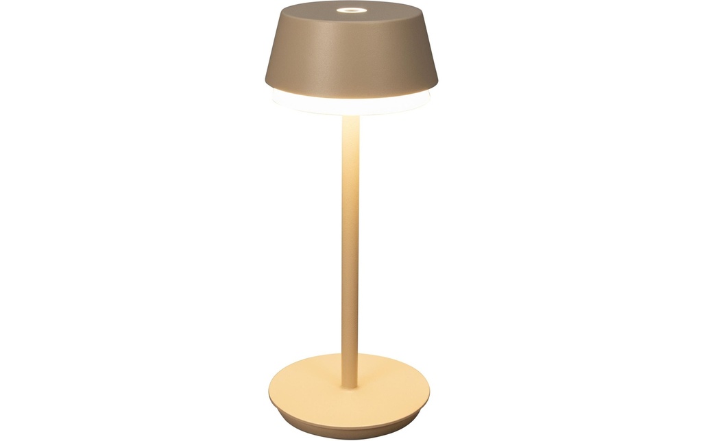 Konstsmide Lampe de table USB Lyon Sand, 2700-4000 K / RGB gradable