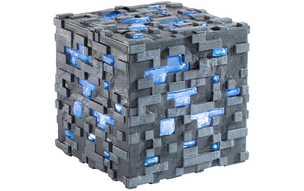 Paladone Lampe décorative Minecraft Illuminating Diamond Ore Cube 10 cm