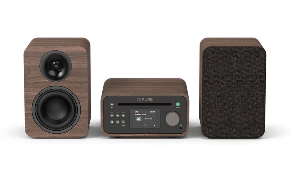 Pure Installation micro-HiFi Classic Stereo Mini Noix
