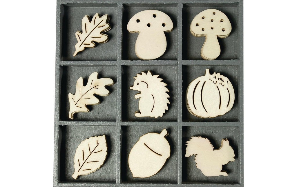 Heyda Décoration à éparpiller Bois, automne