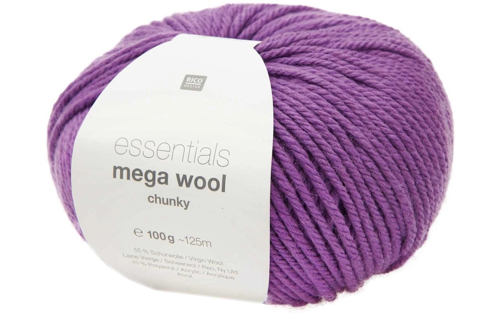 Rico Design Laine Essentials Mega Wool chunky 100 g, Violet