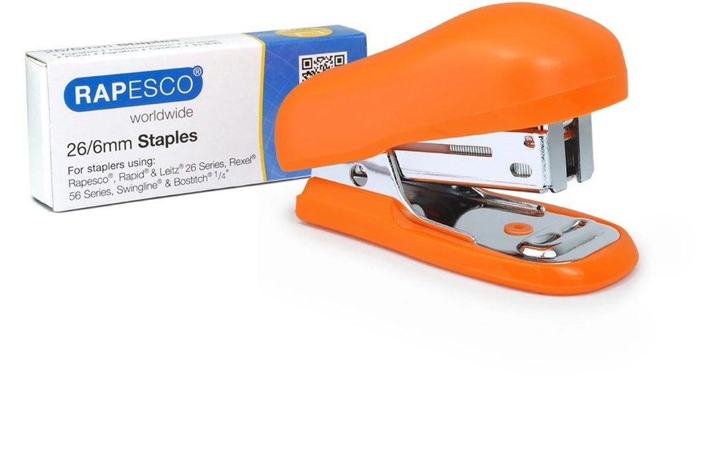 Rapesco Agrafeuse Bug Mini 12 Page(s), Orange