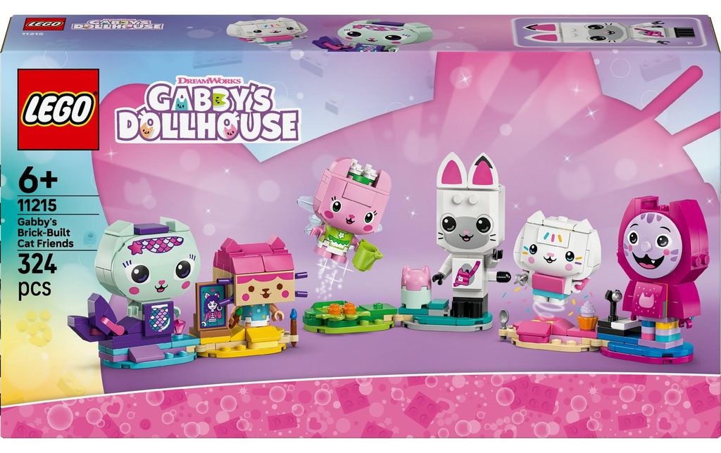LEGO® Gabby's Dollhouse Les Gabbychats en briques 11215