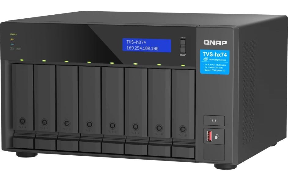 QNAP NAS TVS-H874T-I9-64G 8 bay
