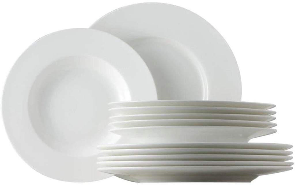 Rosenthal Set de vaisselle Jade 12 pièces, blanc
