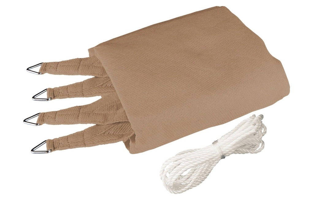 Windhager Voile d’ombrage 400 cm, Square, roseau