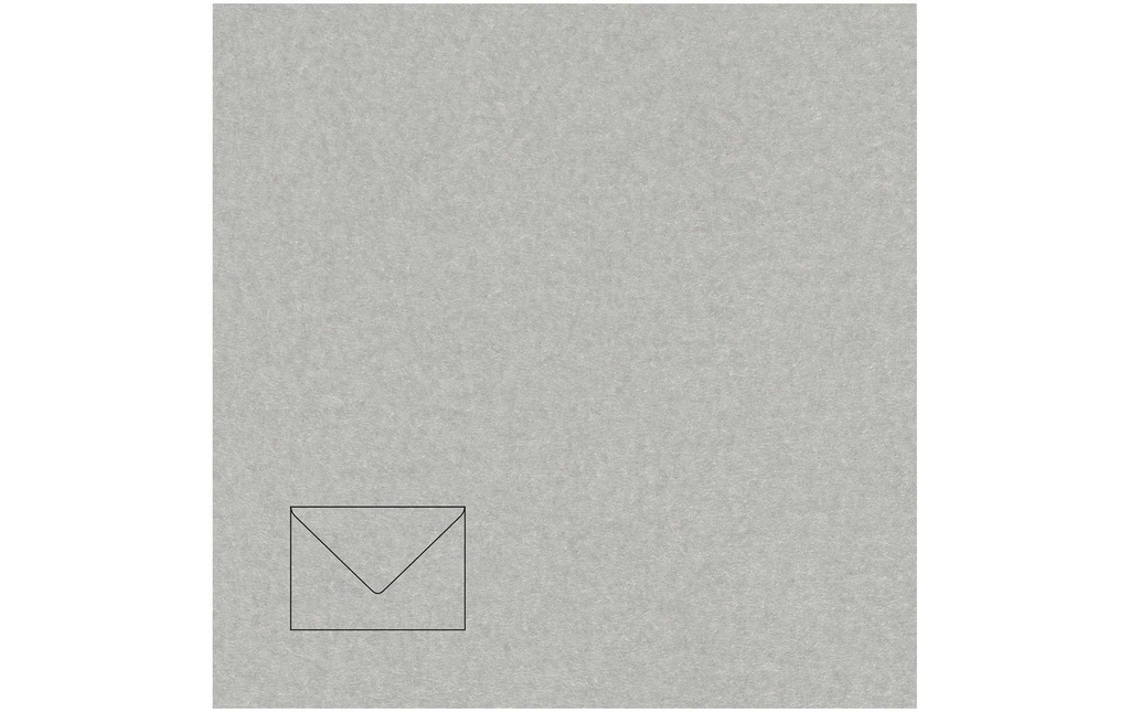 Rico Design Paper Poetry Essentials Enveloppe B6 Argent, 50 pièces