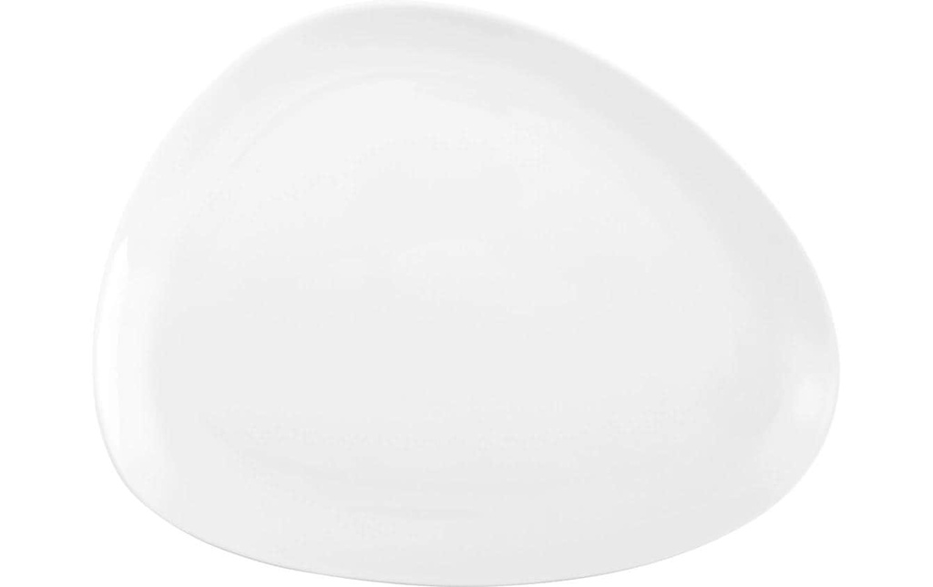 Lunasol Assiette non décorative Atelier Gaya Blanc, 30 cm