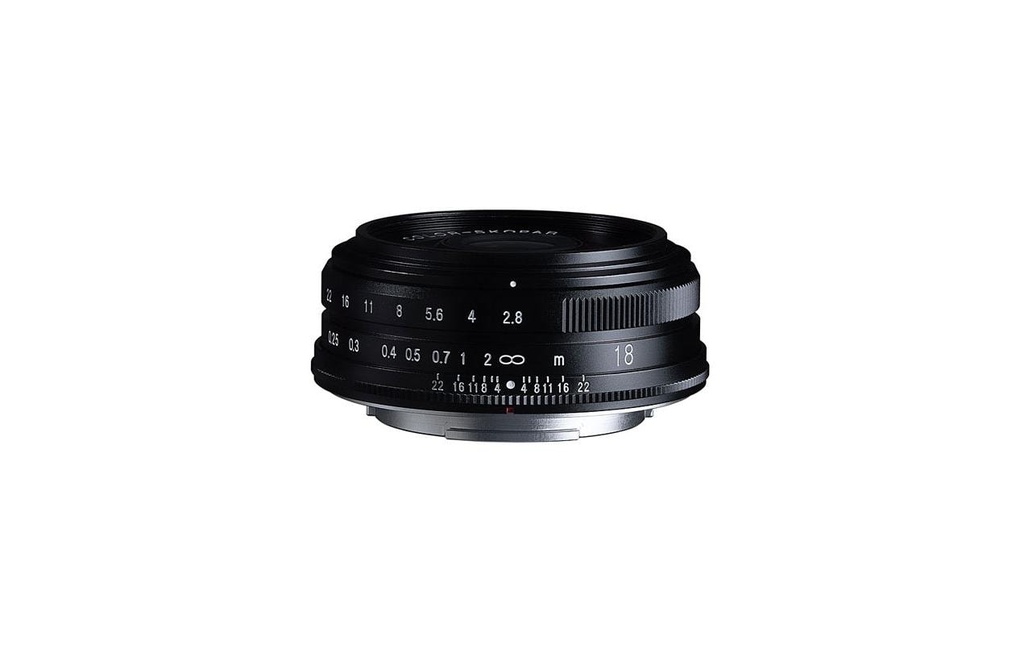 Voigtländer Longueur focale fixe Nokton 18mm F/2.8 X Noir – X-Mount