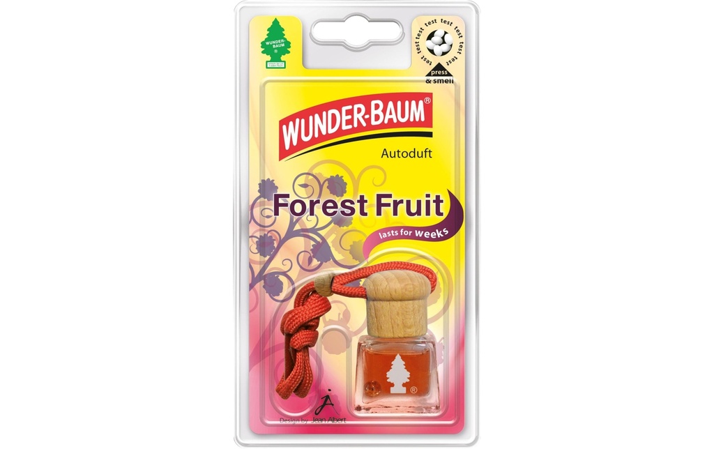 Wunderbaum Bouteille de parfum pour voiture Fruits de la forêt