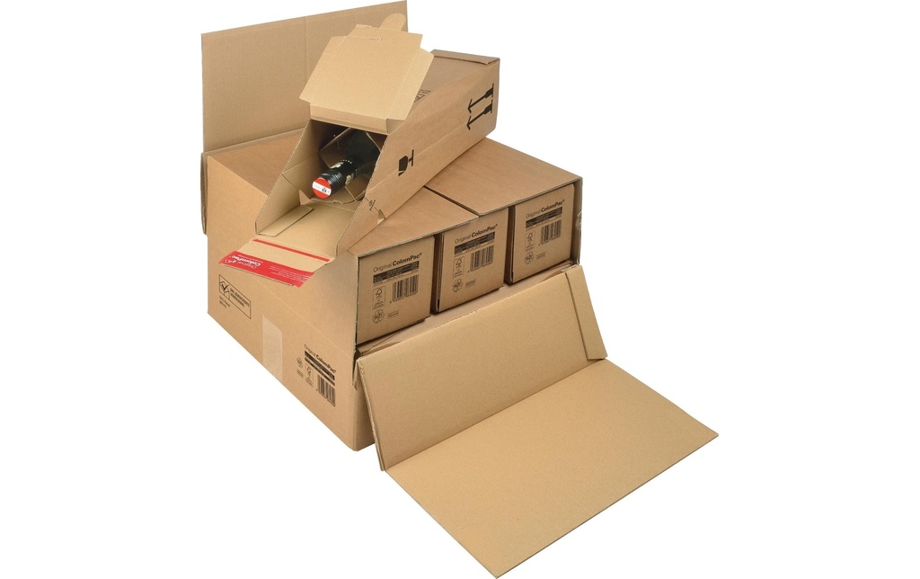 Antalis Carton d'expédition de bouteilles 375 x 365 x 250 mm Marron