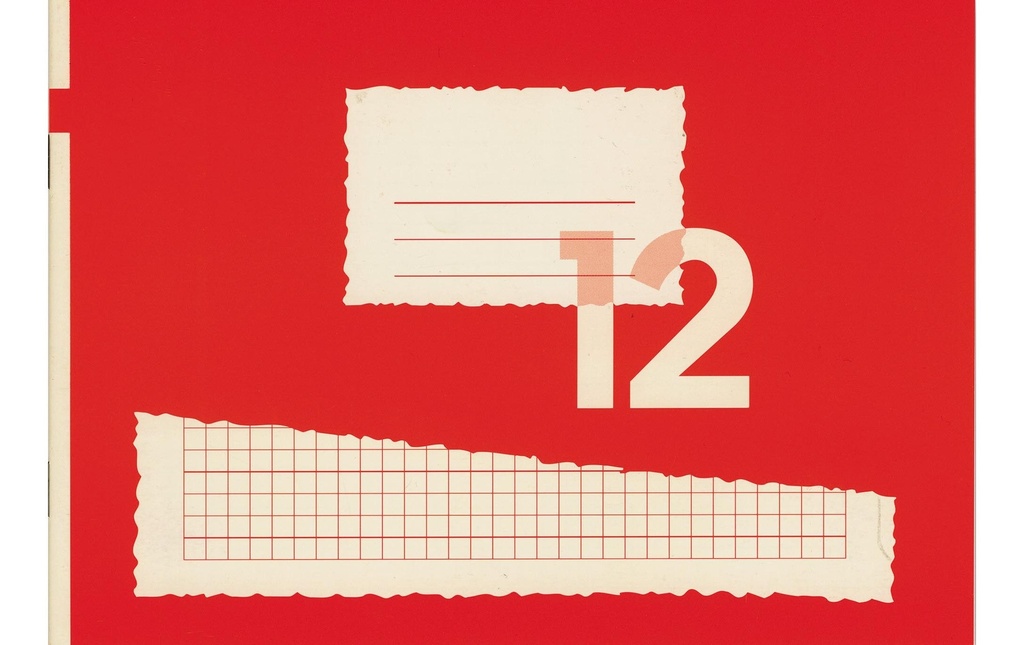 office focus Cahier d'école A5, À carreaux, Rouge, 10 Pièce/s