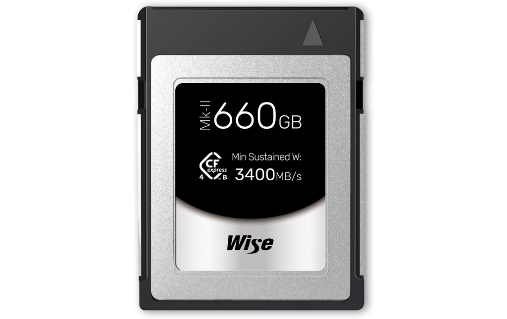 Wise Carte CFexpress 4.0 Typ B PRO Mk-II 660 GB