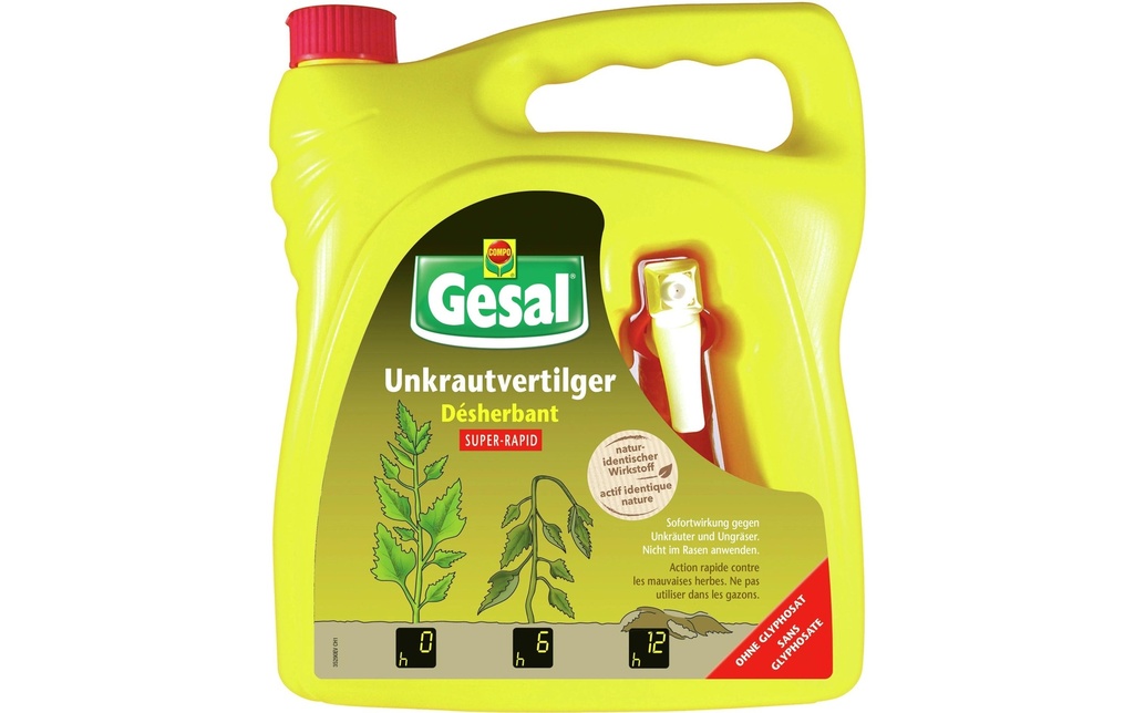 Gesal Désherbant SUPER-RAPID RTU 3 L