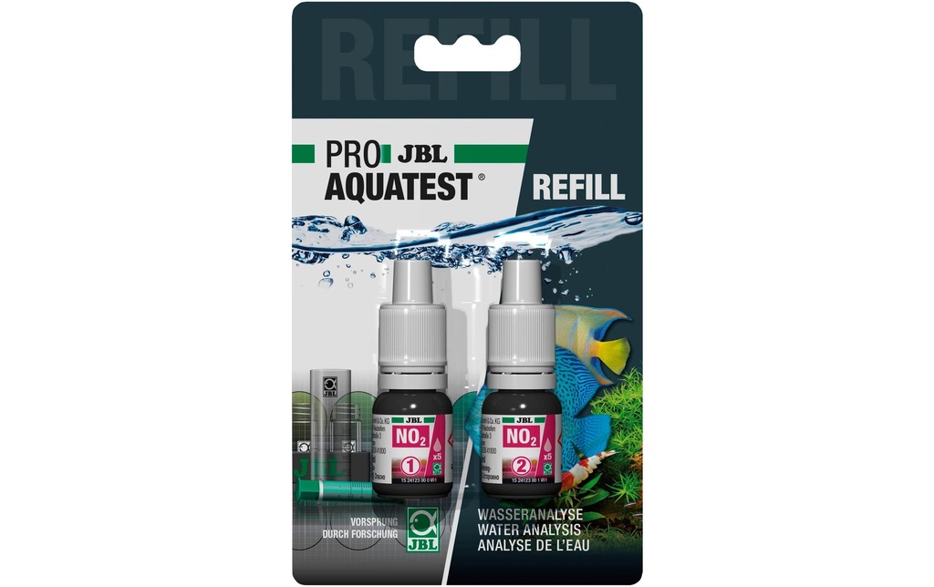 JBL Test de l'eau ProAquaTest NO2 Nitrites, Recharge