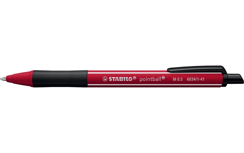 STABILO Stylo bille Pointball 0.5 mm, Bordeaux