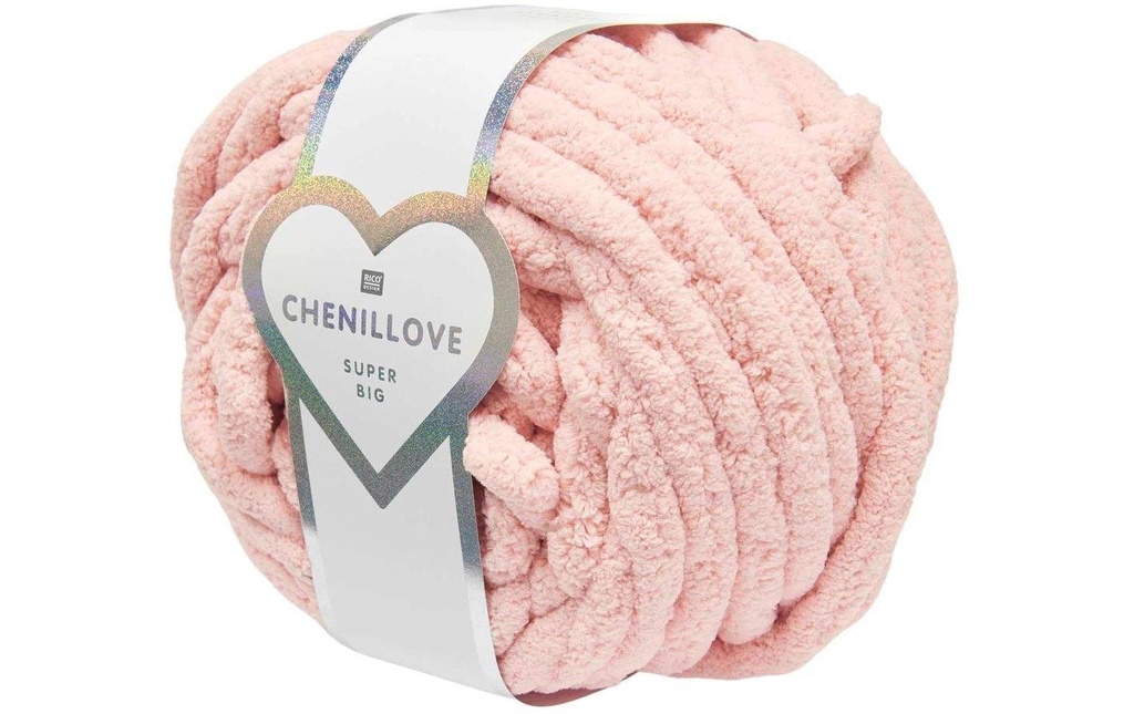 Rico Design Laine Chenillove Super Big 300 g, Rose