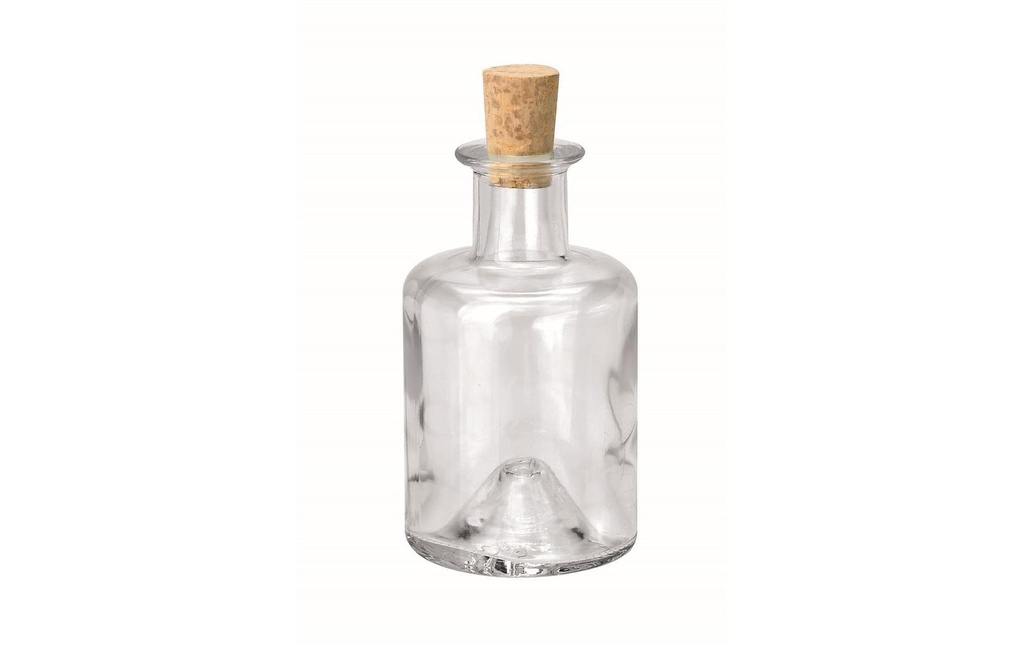 Glorex Bouteille en verre avec bouchon en liège