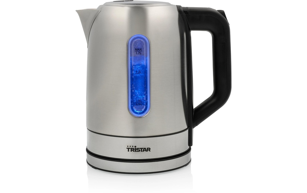 Tristar Bouilloire WK-1344 1.7 l, Noir/Argenté