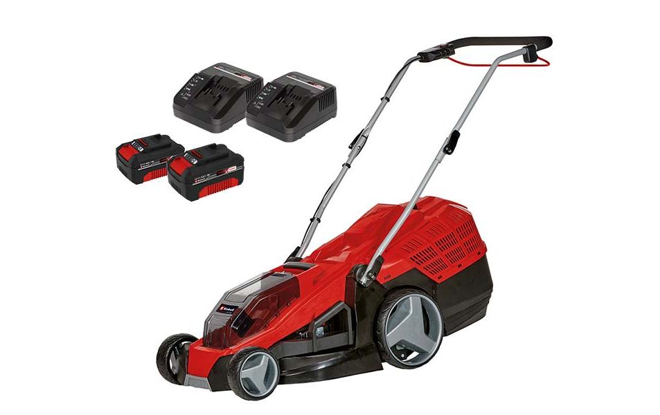 Einhell Tondeuse à gazon sans fil GE-CM 36/43 Li M (2 x 4.0Ah)
