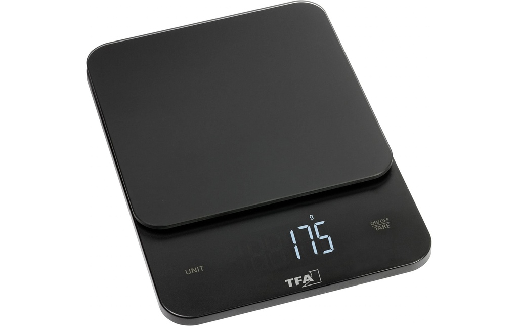 TFA Dostmann Balance de cuisine Brownie Noir