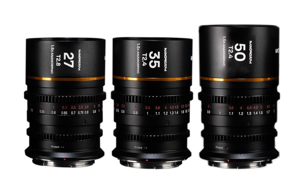 Laowa Longueur focale fixe Nanomorph S35 Prime Kit (Amber) – Sony E-Mount