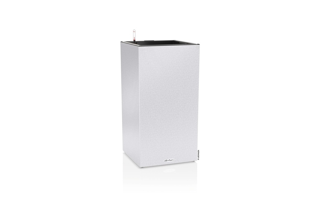 Lechuza Pot de fleur Canto Stone 40 High, Blanc quartz
