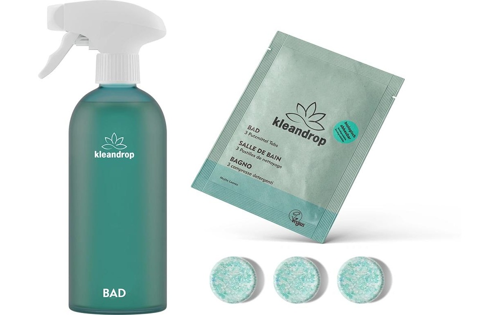 kleandrop Nettoyant pour salle de bains Starter Set 3 Pièce/s