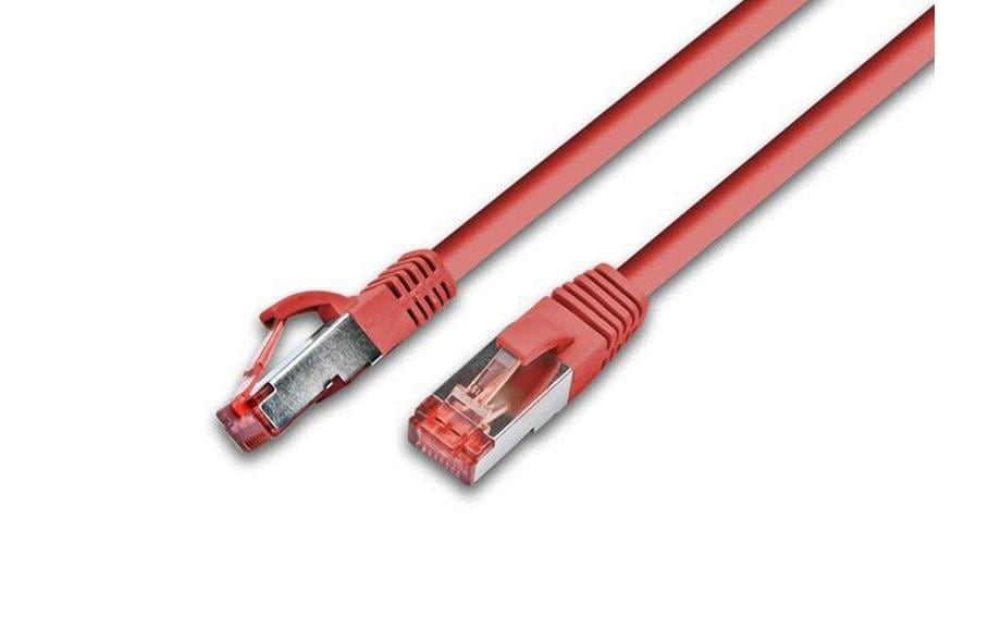 Wirewin Câble patch RJ-45 - RJ-45, Cat 6, S/FTP, 0.25 m, Rouge