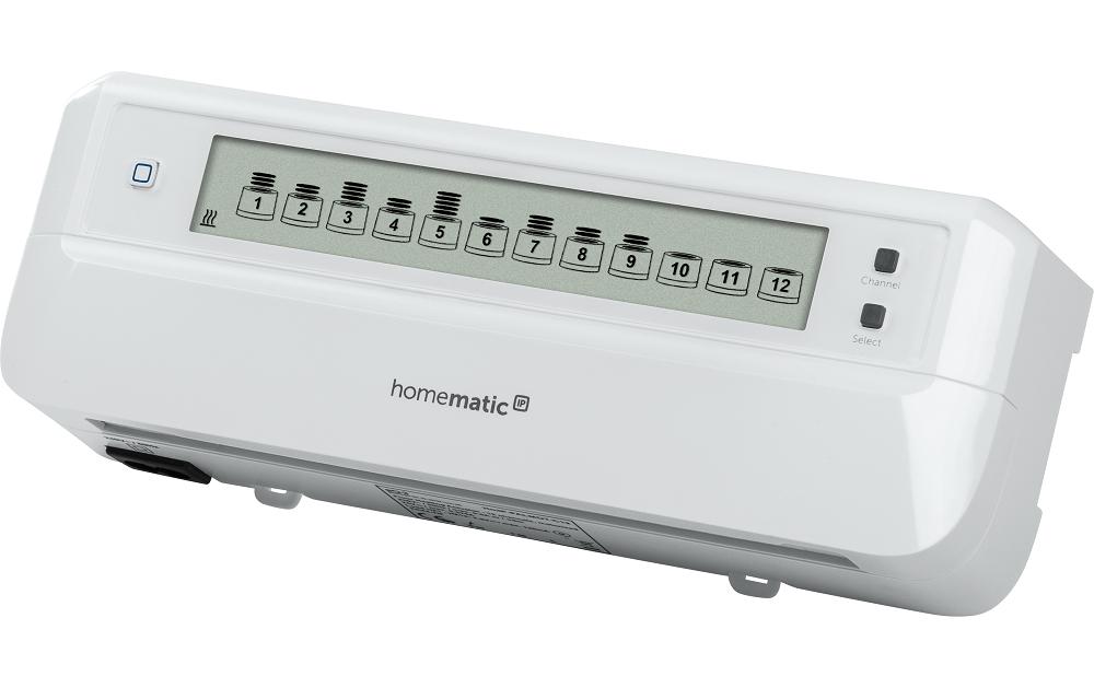 Homematic IP Actionneur de plancher chauffant radio Smart Home 24 V / 230 V 12 fois
