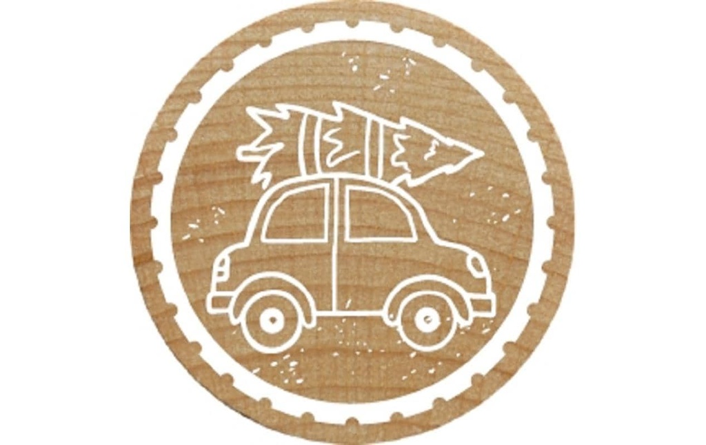 Woodies Tampon Voiture avec sapin 1 pièce