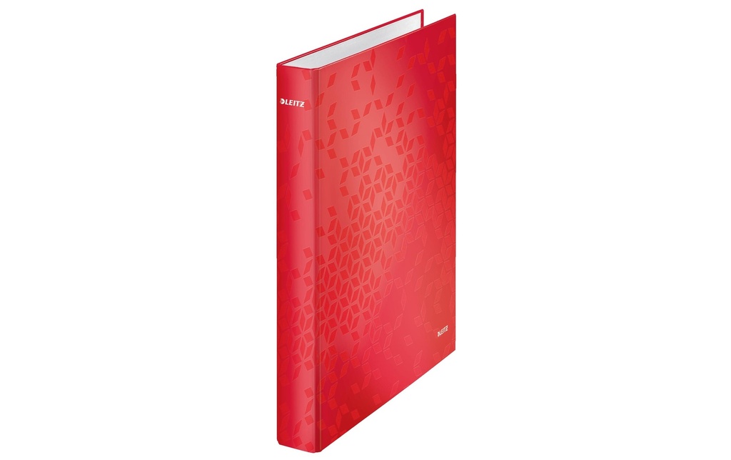 Leitz Classeur à anneaux WOW A4, 2.5 cm, Rouge