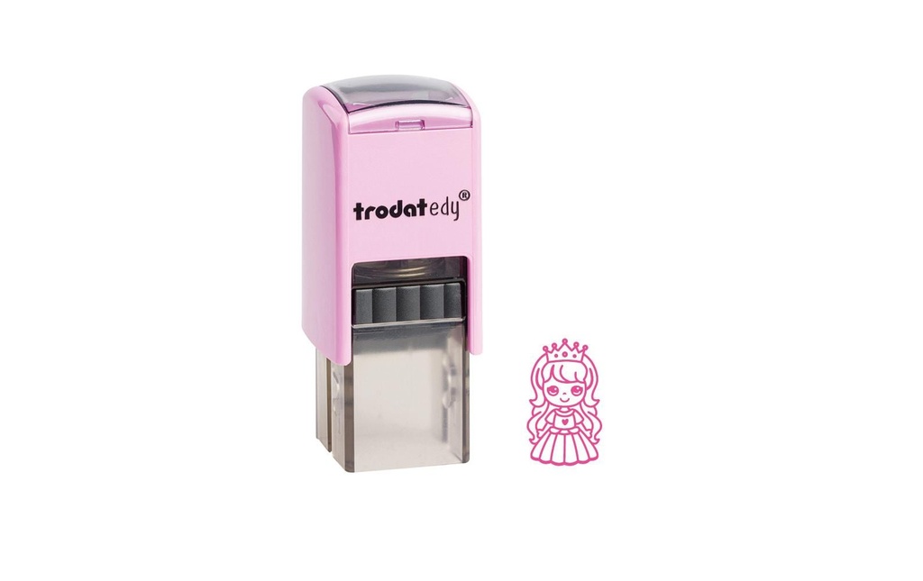 TRODAT Timbre princesse violet past.