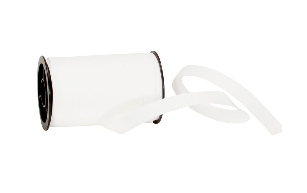 Spyk Ruban cadeau Poly Matt 10 mm x 20 m, Blanc