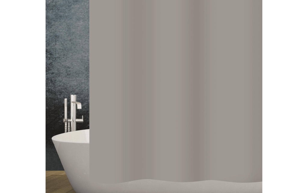diaqua® Rideau de douche Basic 180 x 200 cm, Gris
