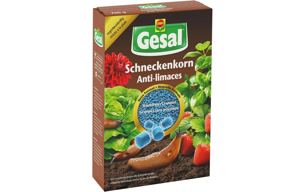 Gesal Protection des plantes Anti-limaces 750 g