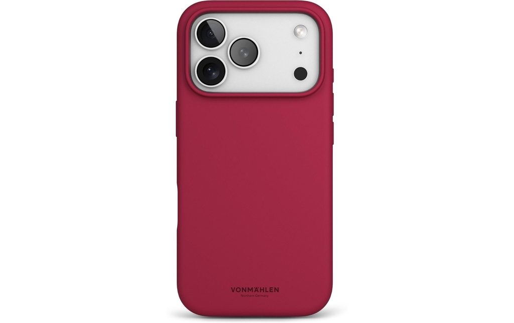 Vonmählen Coque arrière Soft Silicone iPhone 17 Pro Dark Red