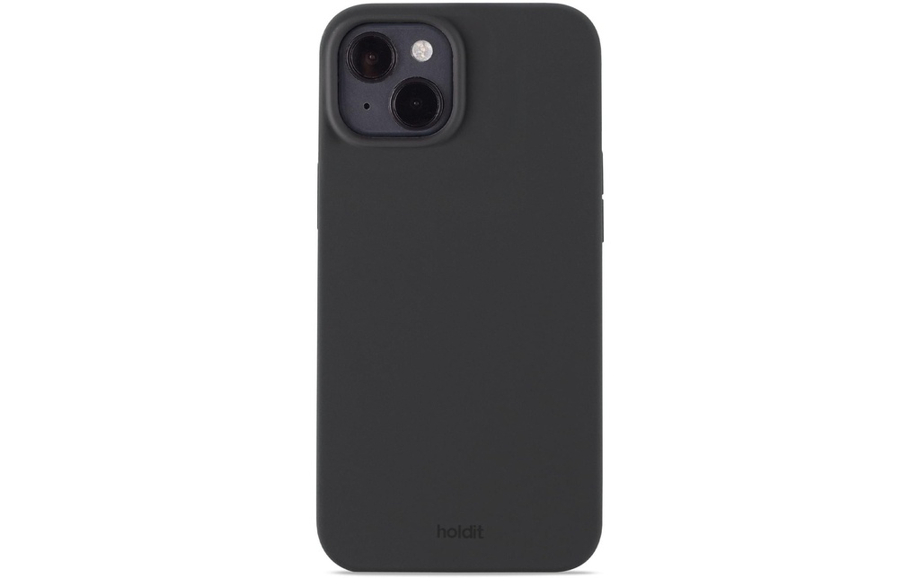 Holdit Coque arrière Silicone iPhone 15 Plus Noir